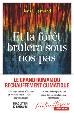 Image d'une forêt dans un dégradé du bleu à l'orange.