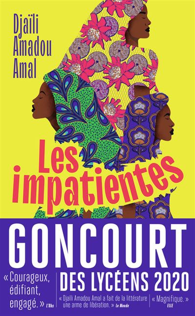 Fond jaune avec le portrait de trois femmes