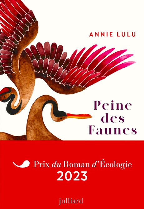 Couverture fond blanc avec deux oiseaux dessus.
