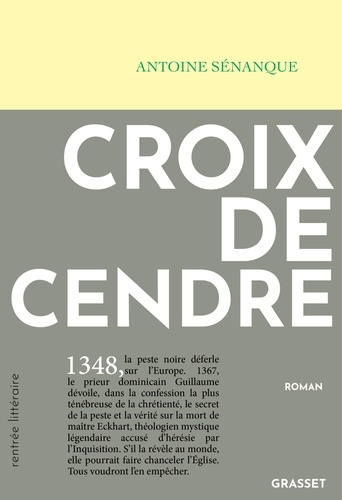 Couverture du livre "Croix de cendre" de Antoine Sénanque.