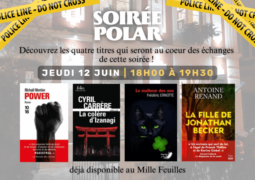 Soirée Polar Librairie Mille Feuilles